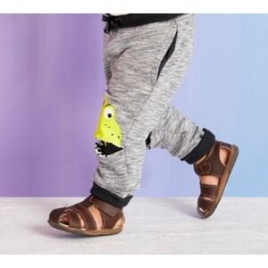 See Kai Run Jude IV Brown Fisherman Sandals Leather‎ Flexible Toddler Size 12